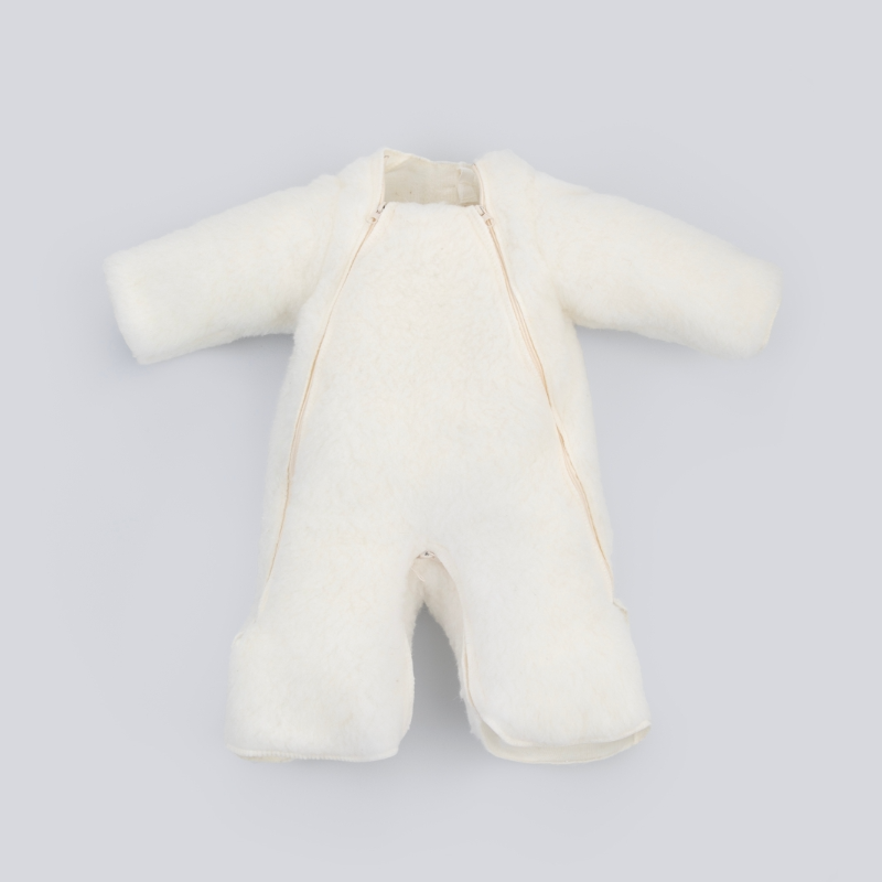 Комбинезон-трансформер "Новый Вельвет", с опушкой, с отворотами, 3 сезона, слоновая кость Комбинезон-трансформер "Новый Вельвет", с опушкой, с отворотами, 3 сезона, слоновая кость