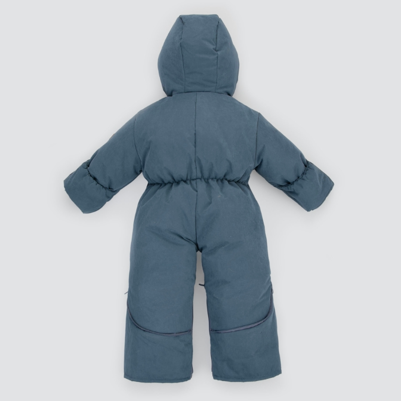 Комбинезон-трансформер "Новый Вельвет", с опушкой, с отворотами, 3 сезона, деним Комбинезон-трансформер "Новый Вельвет", с опушкой, с отворотами, 3 сезона, деним