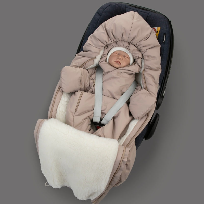 Комплект на выписку 5 предметов "Акварель.Вышивка Медвежонок", зимний, капучино Комплект на выписку 5 предметов "Акварель.Вышивка Медвежонок", зимний, капучино