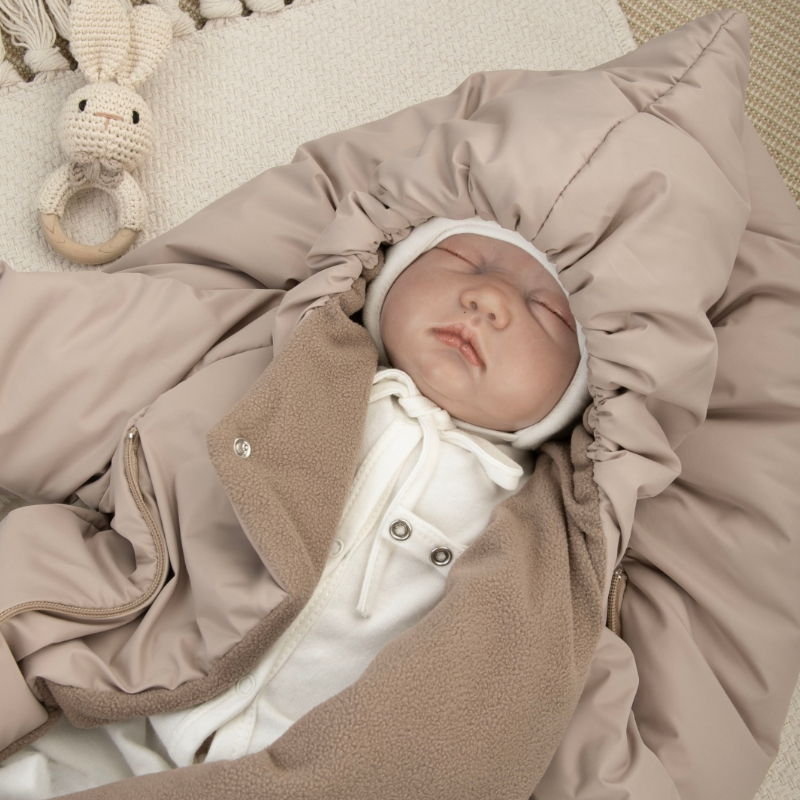 Комплект на выписку 5 предметов "Акварель.Вышивка Медвежонок", зимний, капучино Комплект на выписку 5 предметов "Акварель.Вышивка Медвежонок", зимний, капучино