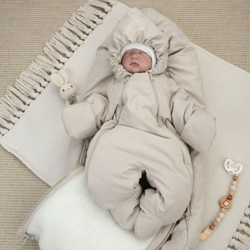 Комплект на выписку 5 предметов "Дивини", зимний, бежевый Комплект на выписку 5 предметов "Дивини", зимний, бежевый