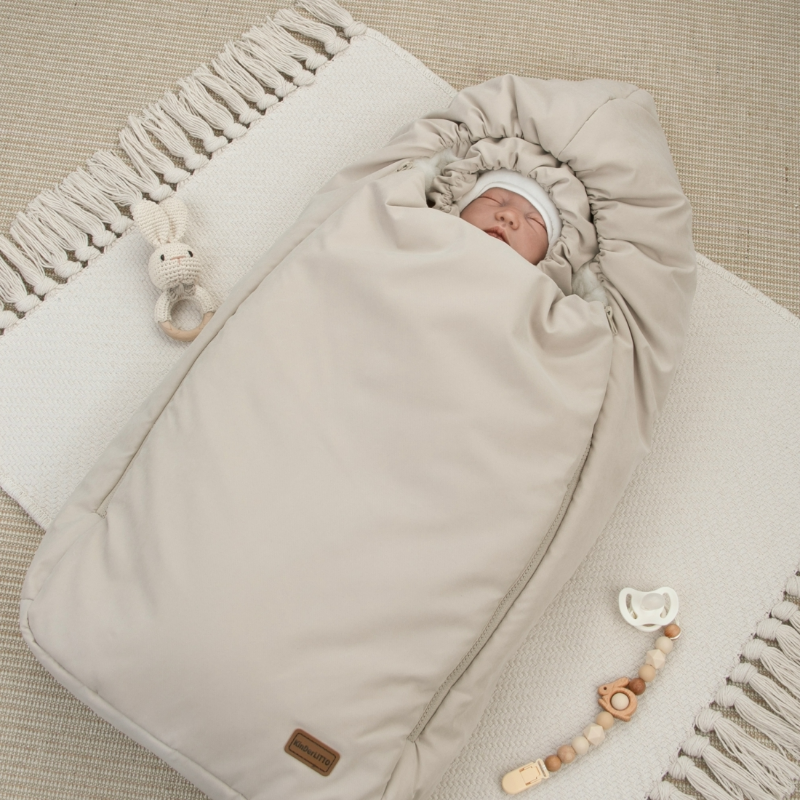 Комплект на выписку 5 предметов "Дивини", зимний, бежевый Комплект на выписку 5 предметов "Дивини", зимний, бежевый