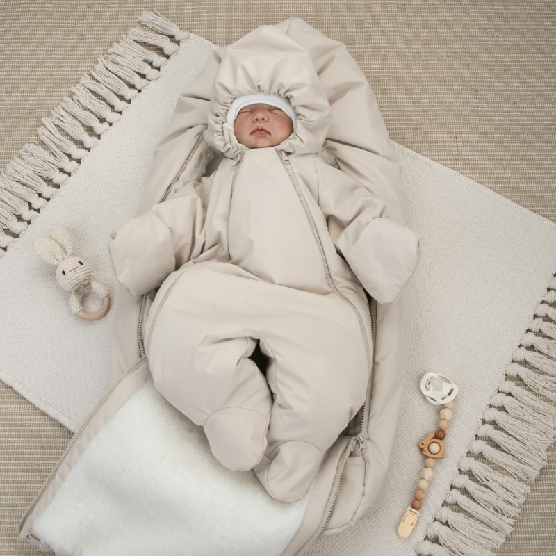 Комплект на выписку 5 предметов "Дивини", зимний, крем-брюле Комплект на выписку 5 предметов "Дивини", зимний, крем-брюле