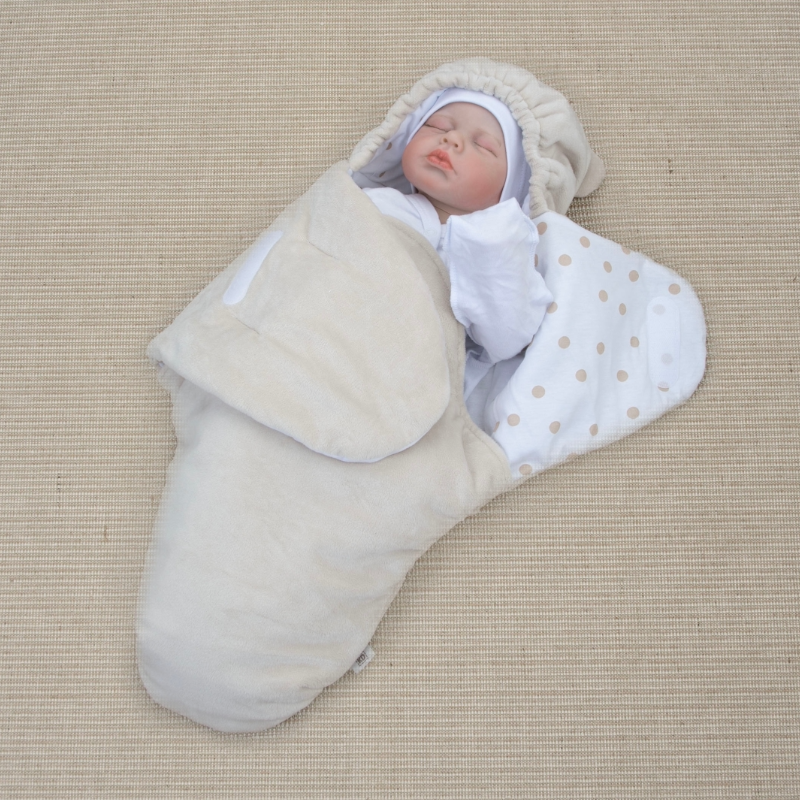 Комплект на выписку 5 предметов "Медвежонок", демисезонный, бежевый