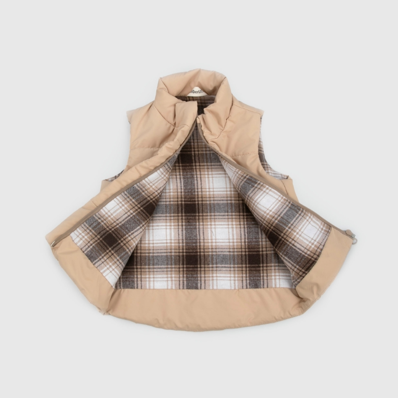 Жилет детский утепленный "Дискавери", бежевый