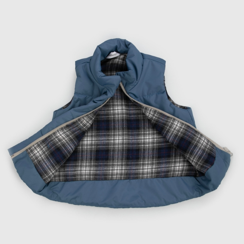 Жилет детский утепленный "Дискавери", деним