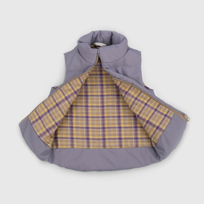 Жилет детский утепленный "Дискавери", пьльная сирень