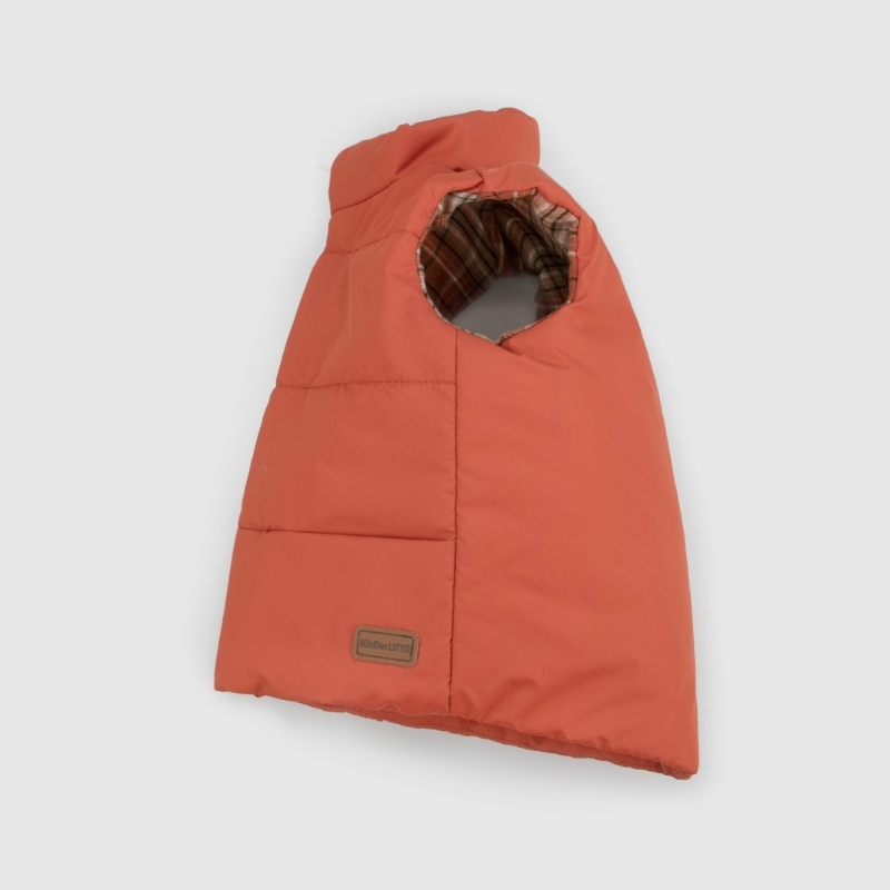 Жилет детский утепленный "Дискавери", терракотовый