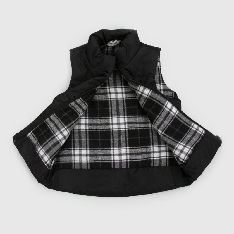 Жилет детский утепленный "Дискавери", черный