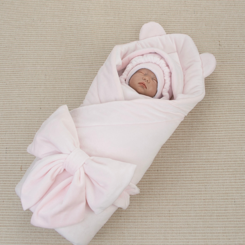 Комплект на выписку 6 предметов "Медвежонок", зимний, розовый Комплект на выписку 6 предметов "Медвежонок", зимний, розовый