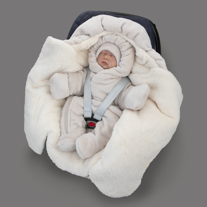 Комплект на выписку 5 предметов "Топтыжка", зимний, бежевый Комплект на выписку 5 предметов "Топтыжка", зимний, бежевый