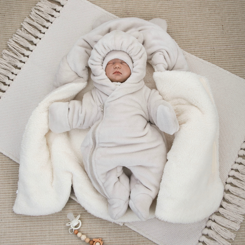 Комплект на выписку 5 предметов "Топтыжка", зимний, бежевый Комплект на выписку 5 предметов "Топтыжка", зимний, бежевый