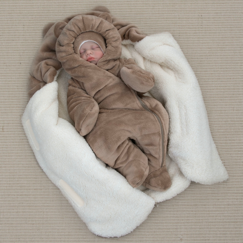 Комплект на выписку 5 предметов "Топтыжка", зимний, капучино Комплект на выписку 5 предметов "Топтыжка", зимний, капучино