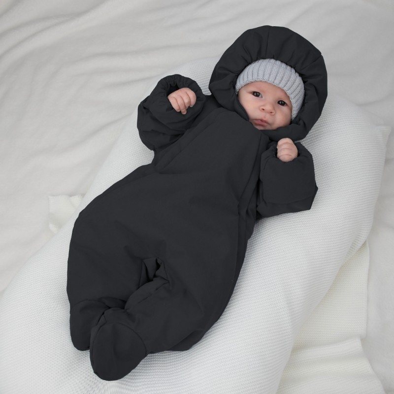 Комбинезон "Дивини-1" демисезонный, черный Комбинезон "Дивини-1" демисезонный, черный