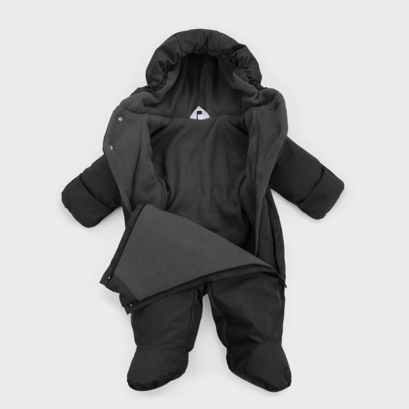 Комбинезон "Дивини-1" демисезонный, черный Комбинезон "Дивини-1" демисезонный, черный