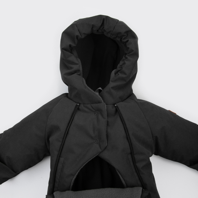 Комбинезон "Дивини-1" демисезонный, черный Комбинезон "Дивини-1" демисезонный, черный