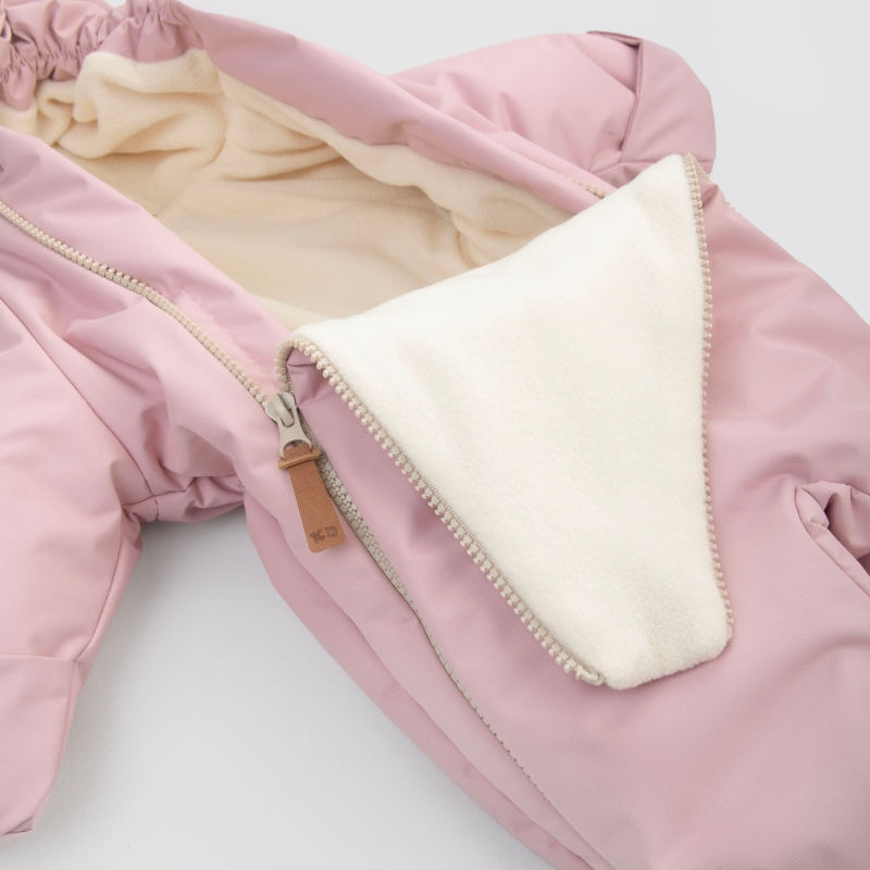 Комбинезон "Домовичок-1" демисезонный, королевский розовый Комбинезон "Домовичок-1" демисезонный, королевский розовый