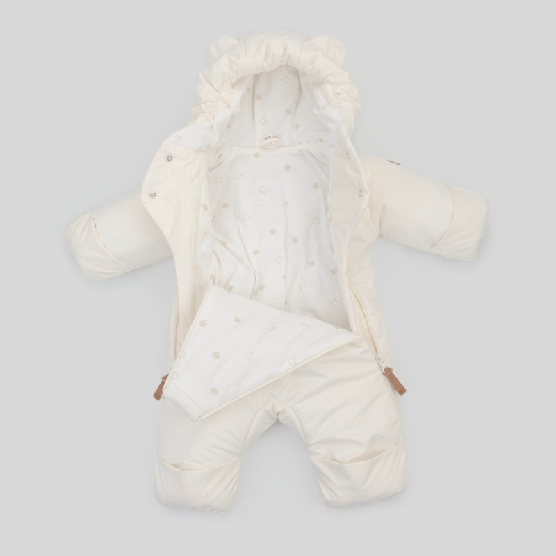 Комбинезон "Миш" демисезонный, молоко Комбинезон "Миш" демисезонный, молоко