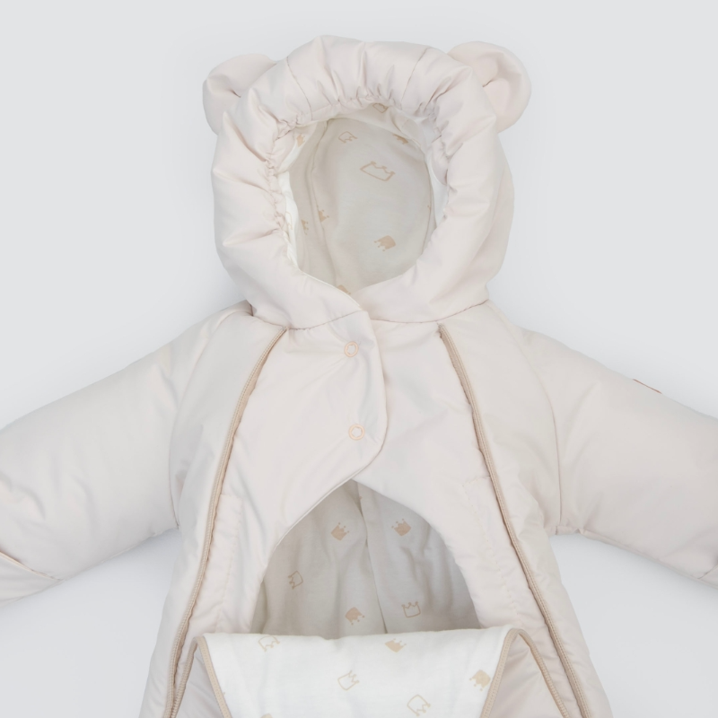 Комбинезон "Миш" демисезонный, светло-бежевый