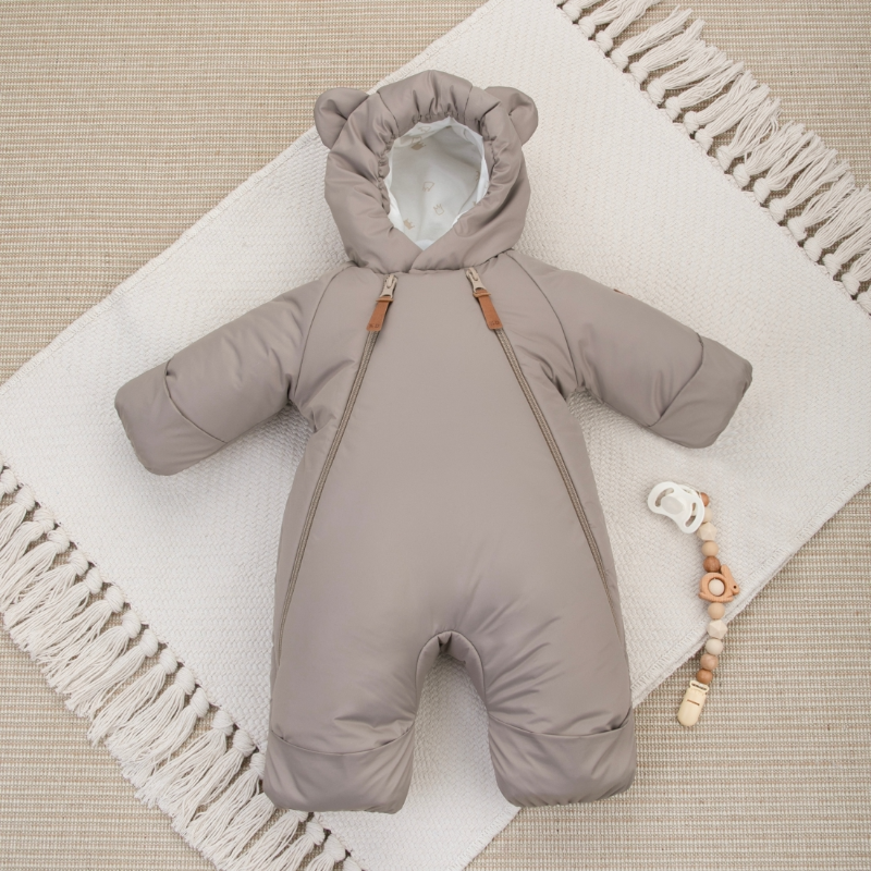 Комбинезон "Миш" демисезонный, темно-бежевый Комбинезон "Миш" демисезонный, темно-бежевый