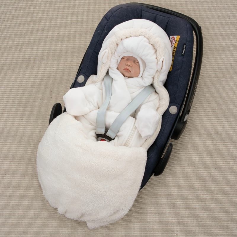 Комплект на выписку 5 предметов "Зефир Плюш", демисезонный, сахар