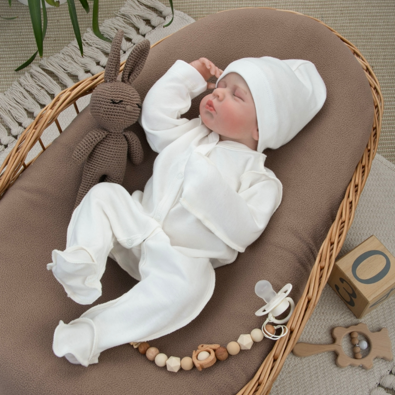 Комплект на выписку 5 предметов "Зефир Плюш", демисезонный, светло-бежевый Комплект на выписку 5 предметов "Зефир Плюш", демисезонный, светло-бежевый