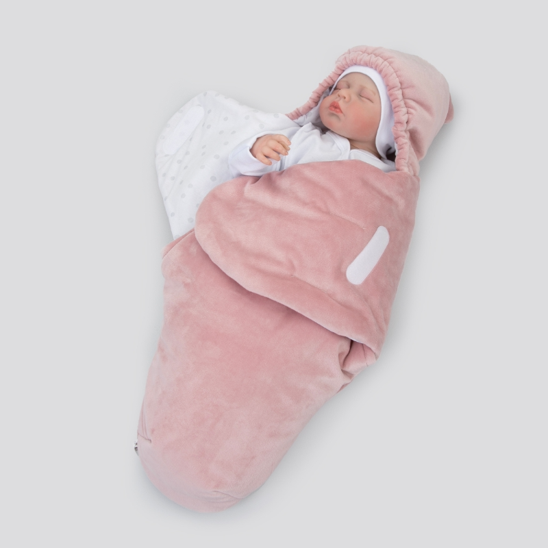 Комплект на выписку 5 предметов "Медвежонок", демисезонный, пудра