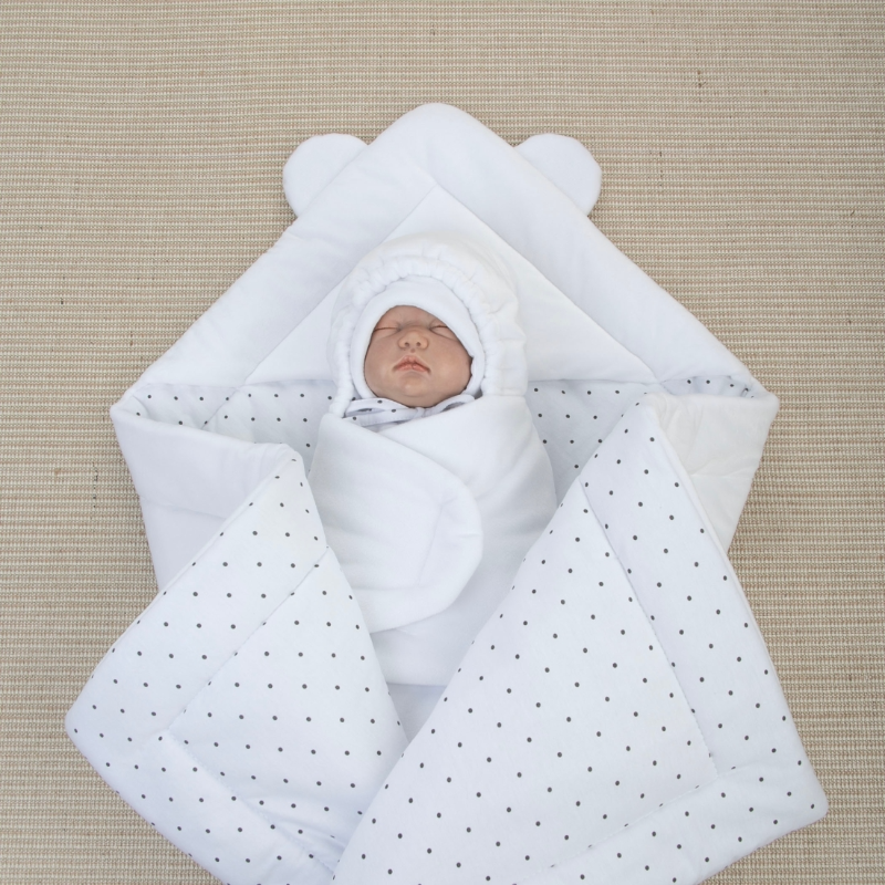 Комплект на выписку 6 предметов "Медвежонок", зимний, белый Комплект на выписку 6 предметов "Медвежонок", зимний, белый