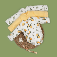 Боди с длинным рукавом "Лимончики", 3шт/уп