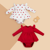 Платье-боди "Мое сердечко", 2шт/уп