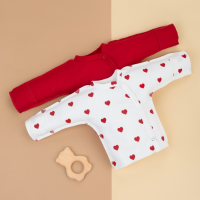 Распашонка с кнопками "Мое сердечко", 2шт/уп