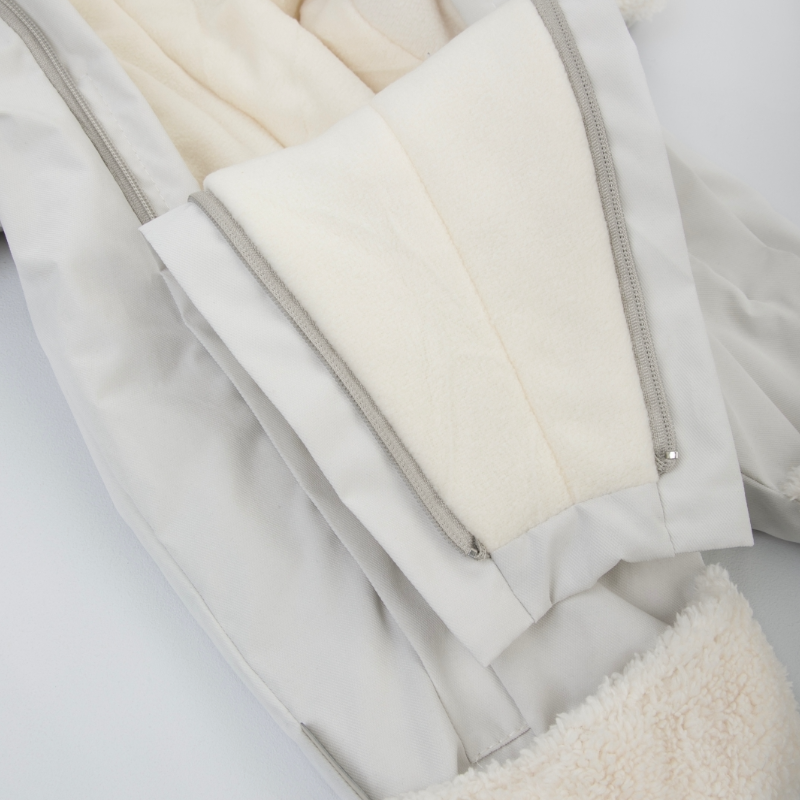 Комбинезон "Пушуня" демисезонный, слоновая кость