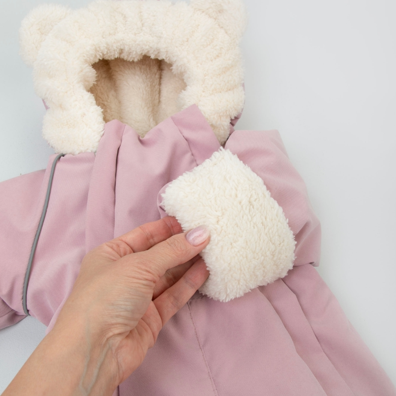 Комбинезон "Пушуня" демисезонный, пудра