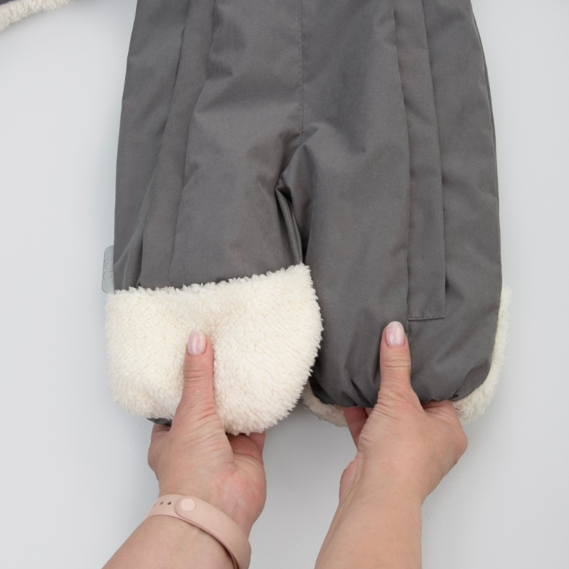 Комбинезон "Пушуня" демисезонный, графит