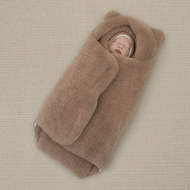 Комплект на выписку 5 предметов "Пушуня", демисезонный, бежевый Комплект на выписку 5 предметов "Пушуня", демисезонный, бежевый