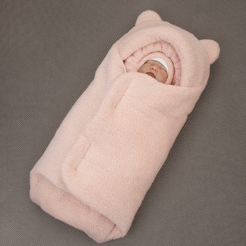 Комплект на выписку 5 предметов "Пушуня", демисезонный, пудра Комплект на выписку 5 предметов "Пушуня", демисезонный, пудра