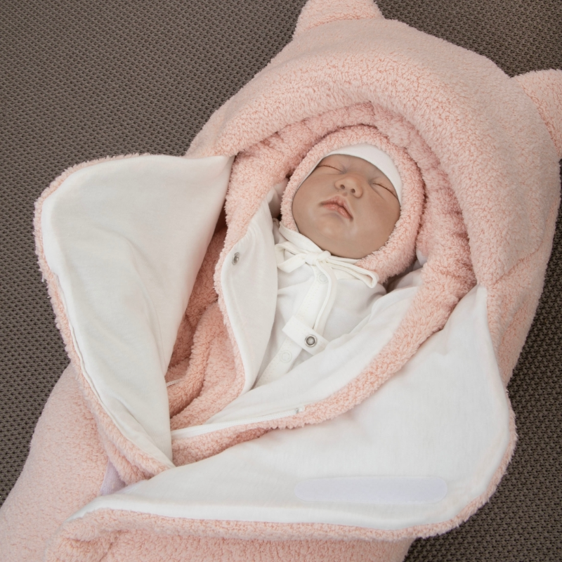 Комплект на выписку 5 предметов "Пушуня", демисезонный, пудра Комплект на выписку 5 предметов "Пушуня", демисезонный, пудра