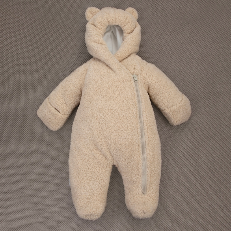 Комплект на выписку 5 предметов "Пушуня", демисезонный, светло-бежевый