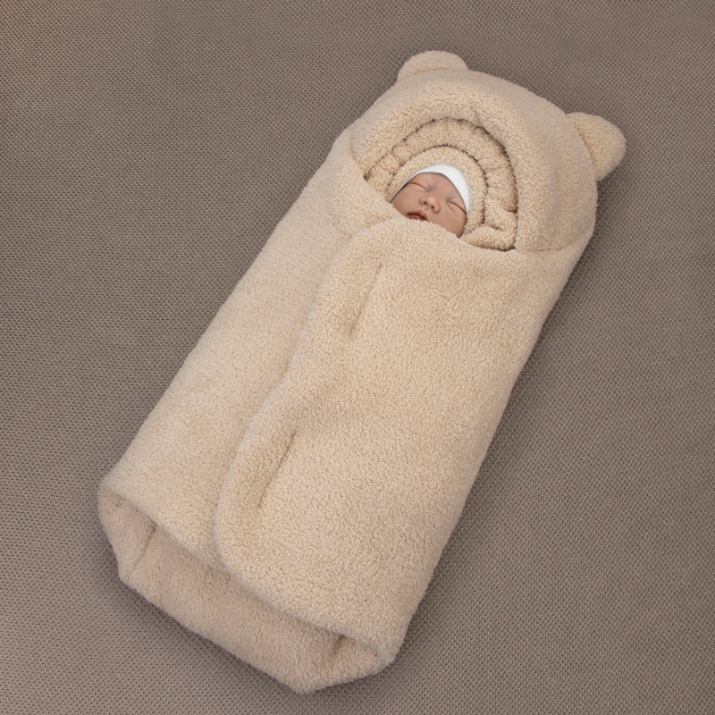 Комплект на выписку 5 предметов "Пушуня", демисезонный, светло-серый