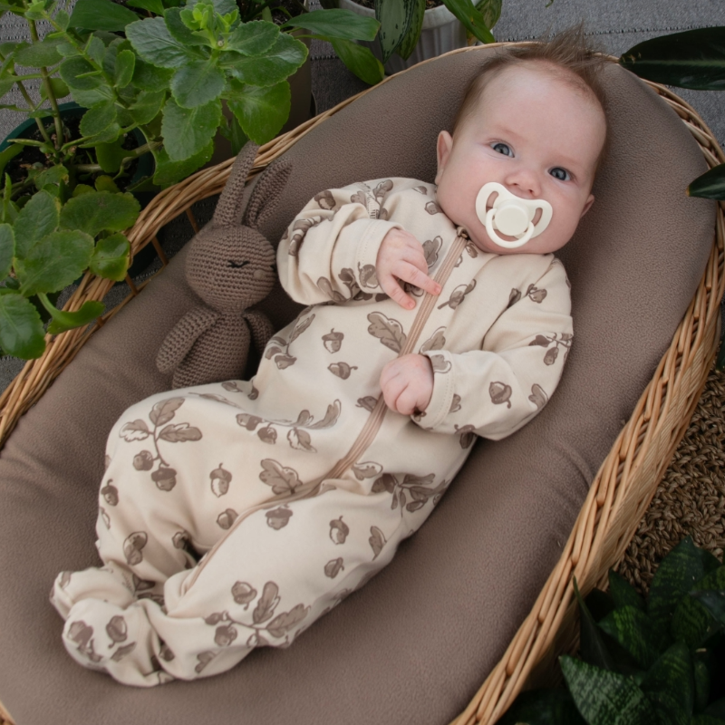 Комбинезон слип на молнии "Ежата", 3 шт/уп