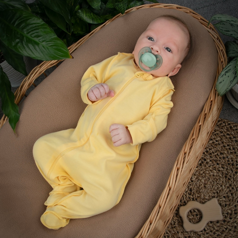 Комбинезон слип на молнии "Лимончики", 3 шт/уп