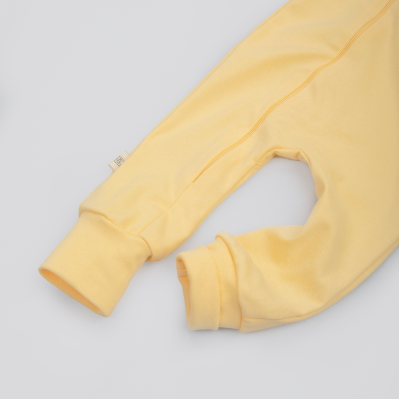 Комбинезон слип на молнии открытый "Лимончики", 3 шт/уп