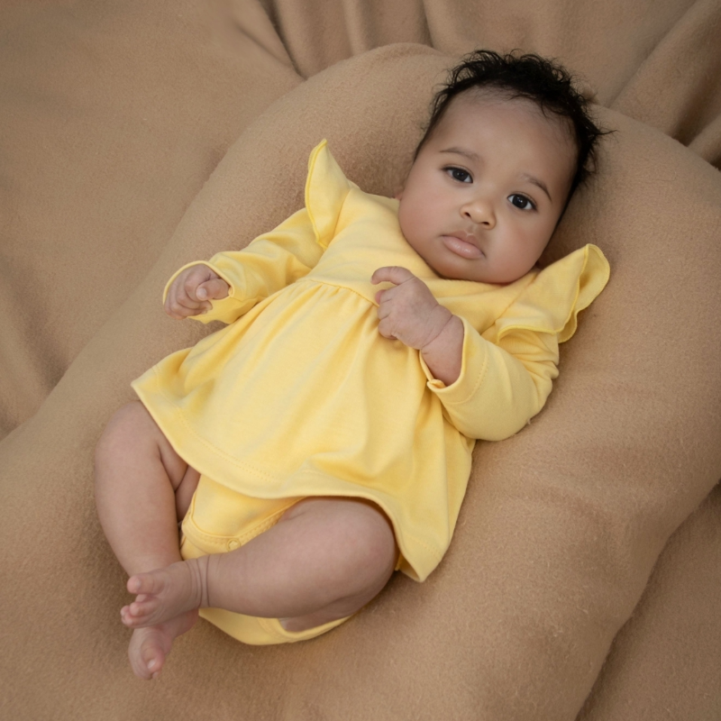 Платье-боди "Лимончики", 2шт/уп