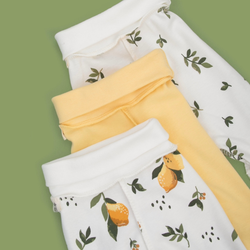 Ползунки на поясе "Лимончики", 3шт/уп