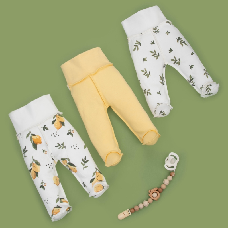 Ползунки на поясе "Лимончики", 3шт/уп