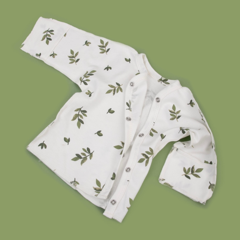 Распашонка с кнопками "Лимончики", 3шт/уп