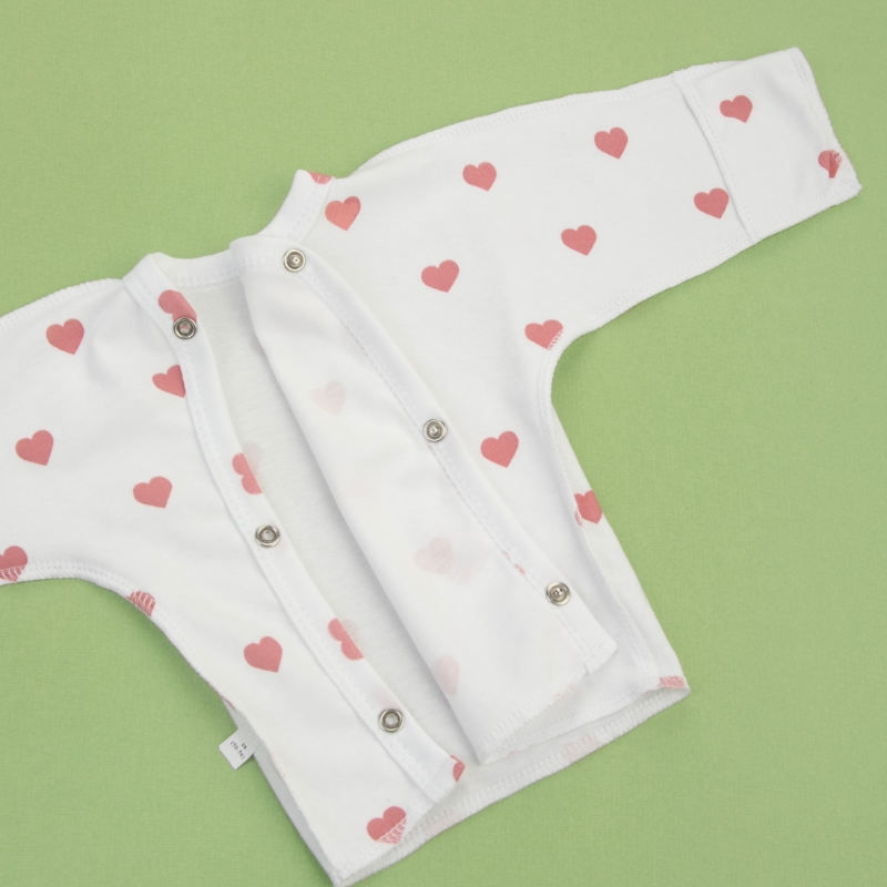 Распашонка с кнопками "Любимые ромашки", 3шт/уп