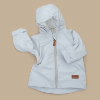 Ветровка детская "Звездные дорожки", светло-серый