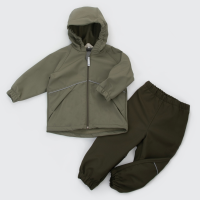 Комплект "Софтшелл" демисезонный, темно-оливковый