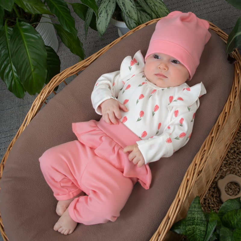 Штанишки с юбочкой "Тюльпанчики", 2шт/уп